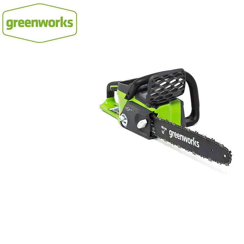 Беспроводная цепная пила Greenworks 40 в бесщеточный двигатель 20312 бензопила не
