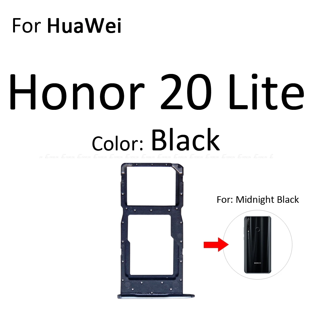Карта Micro SD Sim карты слот, разъем для лотка адаптер Коннектор кард-ридера для HuaWei Honor вид 20 Pro Lite 20i контейнер держатель