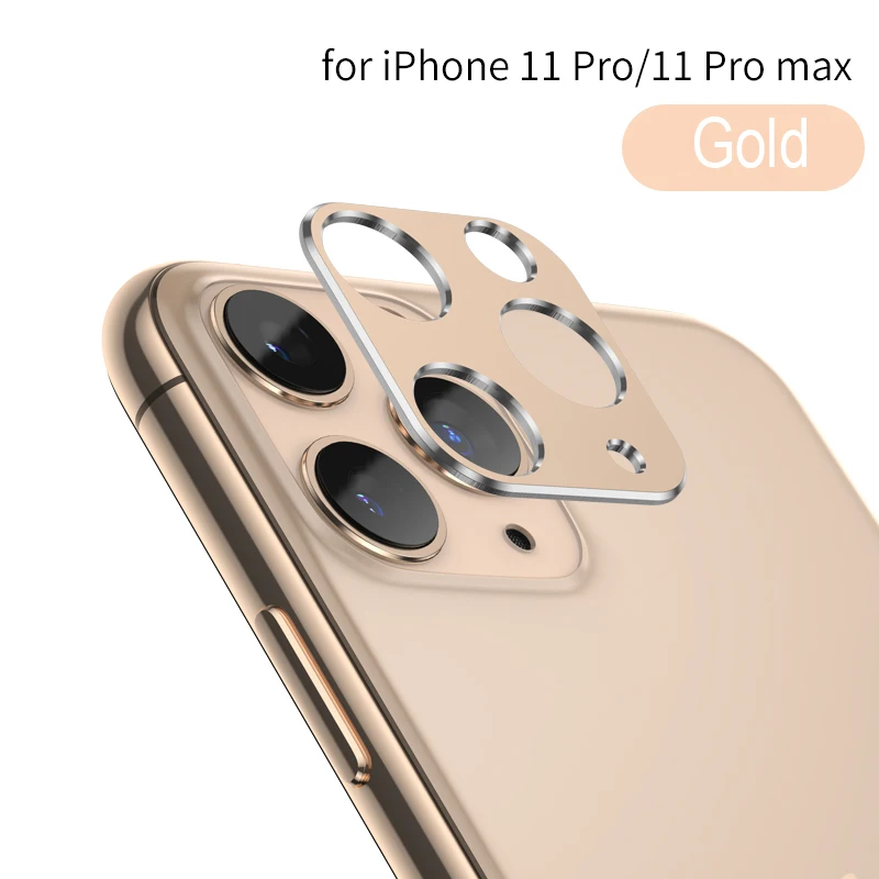 Чехол для камеры iPhone 11 Pro Max металлический защитный чехол объектива кольцевой