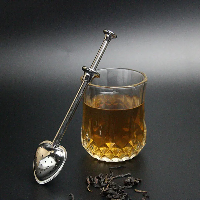 Ситечко для заваривания чая в форме сердца из нержавеющей стали|Чайные ситечки| |