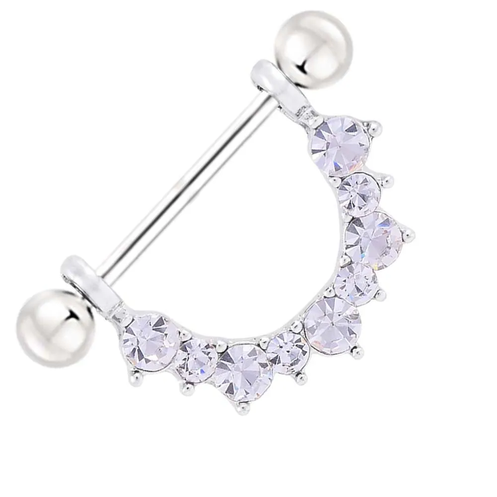 Для женщин ниппель кольцо 316L хирургический стальной стержень U Форма штанга