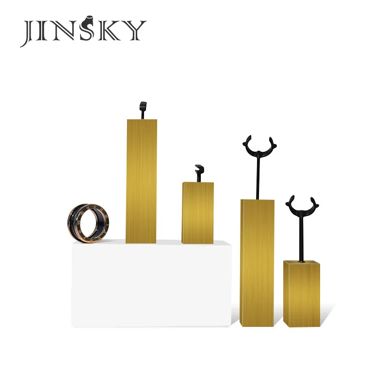 Metal Jewelry Rack Ring holder light luxury INS earrings rack display rack jewelry display props