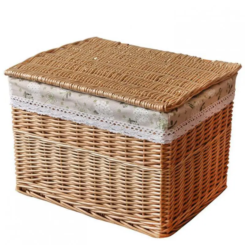 Собирайте корзину грязную коробку ротанговую одежду собирайте и бытовые игрушки