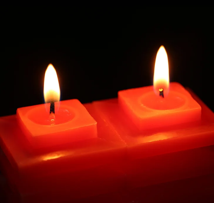 Креативные свечи с двойным счастьем для вечерние ринки свадьбы дня рождения