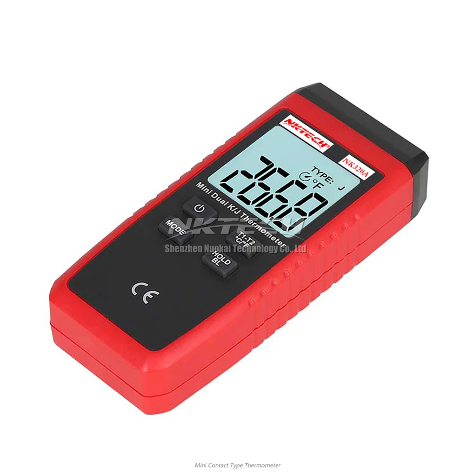 Цифровой термометр NKTECH NK320A одноканальный термопара температура K/J (K) 50 до 1300 (J) 1200
