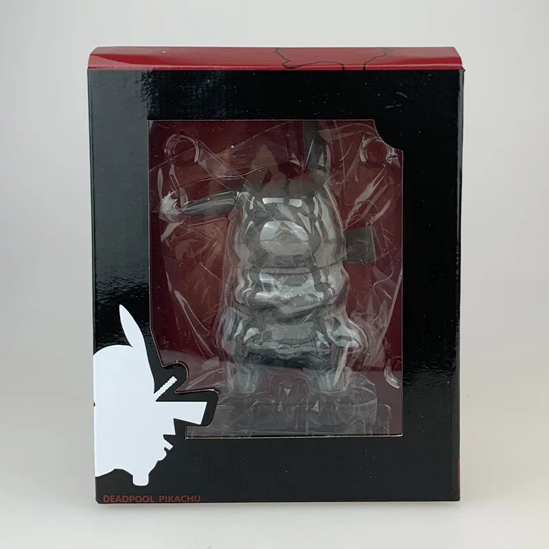 Фигурка аниме TAKARA Pokemon Pikachu косплей Дэдпул Пикачу милые игрушки детская кукла ПВХ
