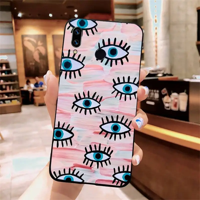 

Demon evil eye illustration Phone Case For Xiaomi Redmi note 7 8 9 t max3 s 10 pro lite funda cover coque shell