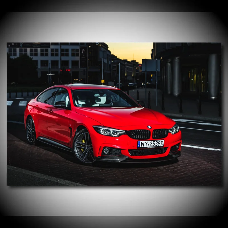 

Современные картины на холсте, Настенная картина, изображение B M W 430i gran coupe m performance, постеры для автомобиля, HD печать для декора гостиной