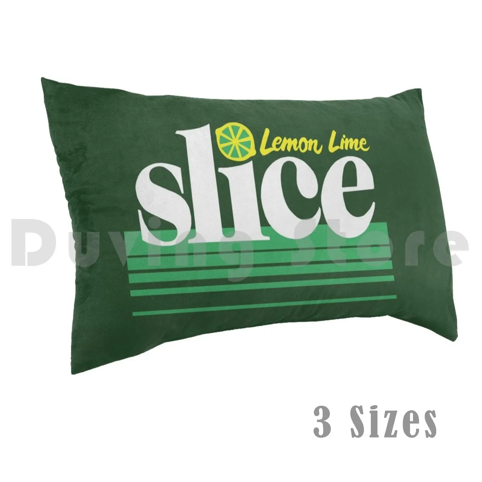 

Lemon Lime Slice ( Classic 80s ) Pillow Case DIY 50x75 Slice Soda Cola Coke Coca Sprite Drink Food Cold Ice