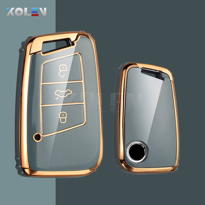 Чехол для ключа дистанционного управления из ТПУ чехол VW Volkswagen Passat B8 Tiguan Magotan Golf