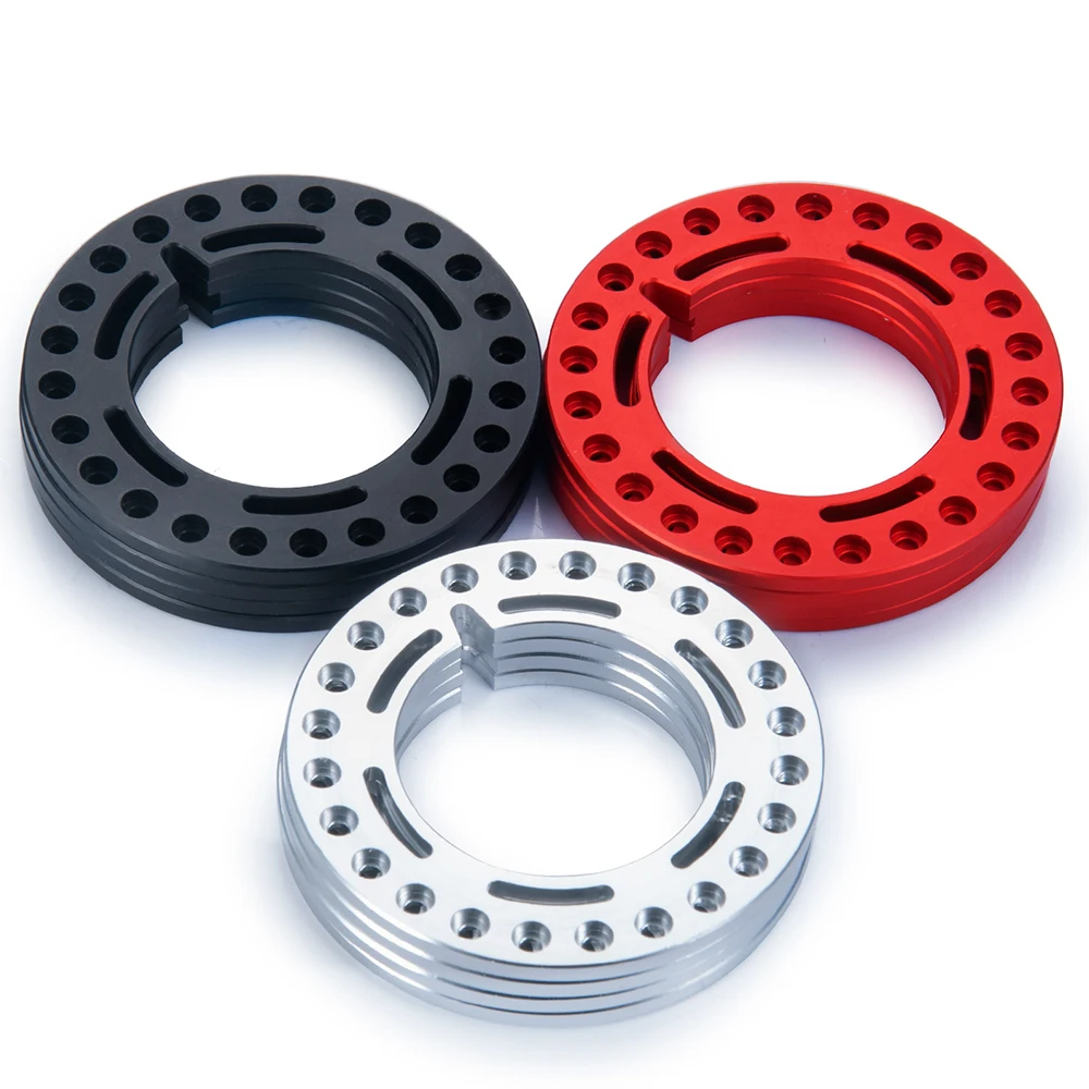 YEAHRUN 4 шт. наружные кольца 1 9 дюйма из алюминиевого сплава для Axial SCX10 D90 CC01 1/10
