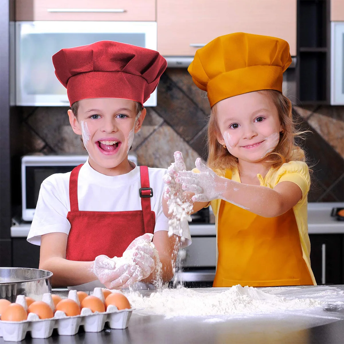 Brand New Children Front Pocket Bib Apron Kid Boy Girl Kitchen Child Craft Kids Painting Cooking Baby Pinafore | Дом и сад