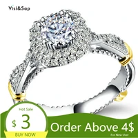 visisap white gold color retro pattern engrave rings for women multi gold color anniversary wedding ring jewelry factory b1202