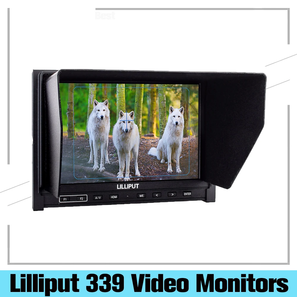 Lilliput 339 7 &quotIPS 1280x800 монитор для камеры Тонкий HDMI вход AV In & out поставляется с