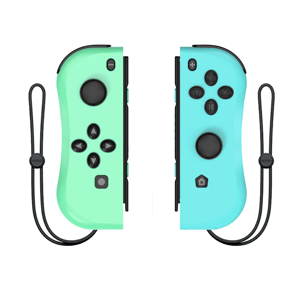 

Animal crossing Game Wireless Controller Left Right Gamepad For Nintend Switch NS Joy Game con Handle Grip Strap green