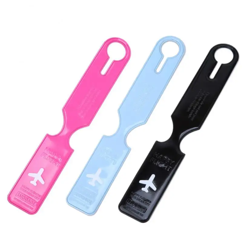 1pcs Luggage Tag PVC Travel Trolley Suitcase Business Card Consignment Bag Find Your Quickly And Accurately | Дом и сад