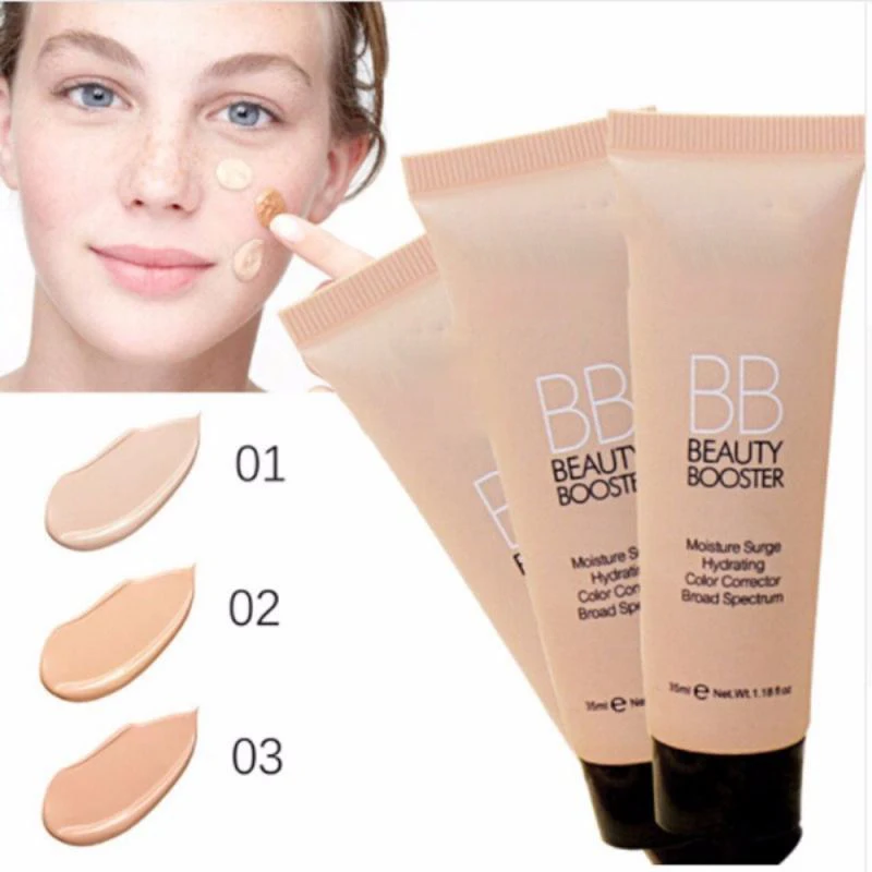 

BB Cream Concealer Natural Whitening Cream Waterproof Liquid Foundation Adjusts to Skin Tone Conceals Imperfections BB Cream