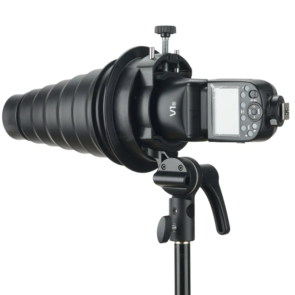 Godox S2 Bowens крепление вспышки s-типа держатель кронштейн для Godox V1 V860II AD200 AD400PRO TT350 TT685 Speedlite Flash Snoot софтбокс