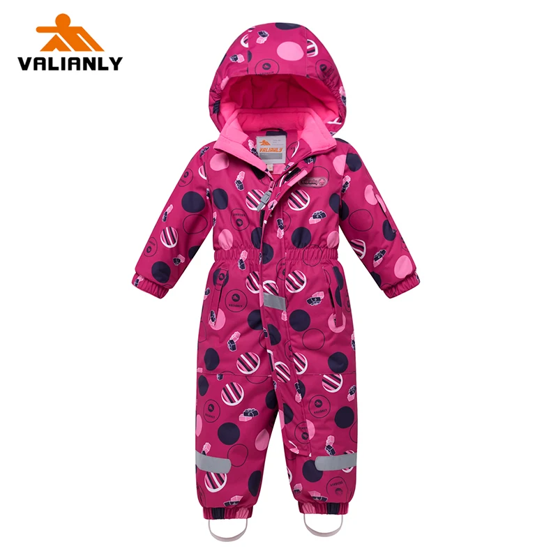 2021 Новинка лыжный костюм для девочек цельнокроеный зимний комбинезон высокого