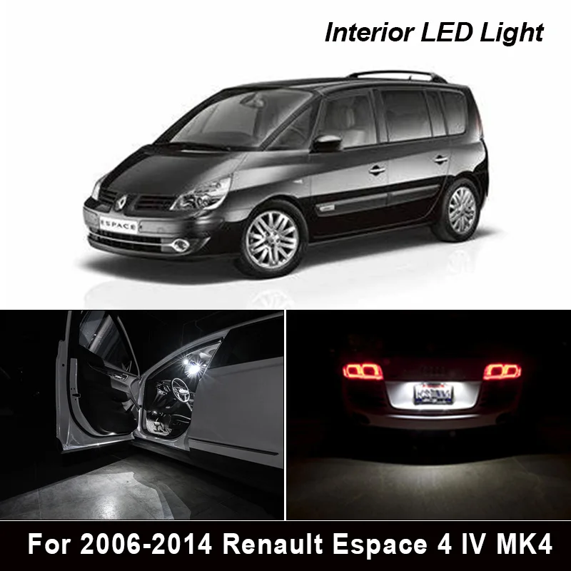 23 шт. x для 2006 2014 Renault Espace 4 IV MK4 безошибочный светодиодный автомобильный светильник