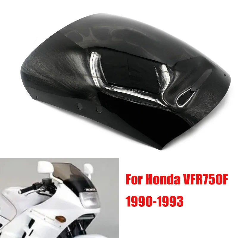 Черный обтекатель лобового стекла ABS для Honda VFR750 VFR 750 1990 1991 1992 1993 | Автомобили и