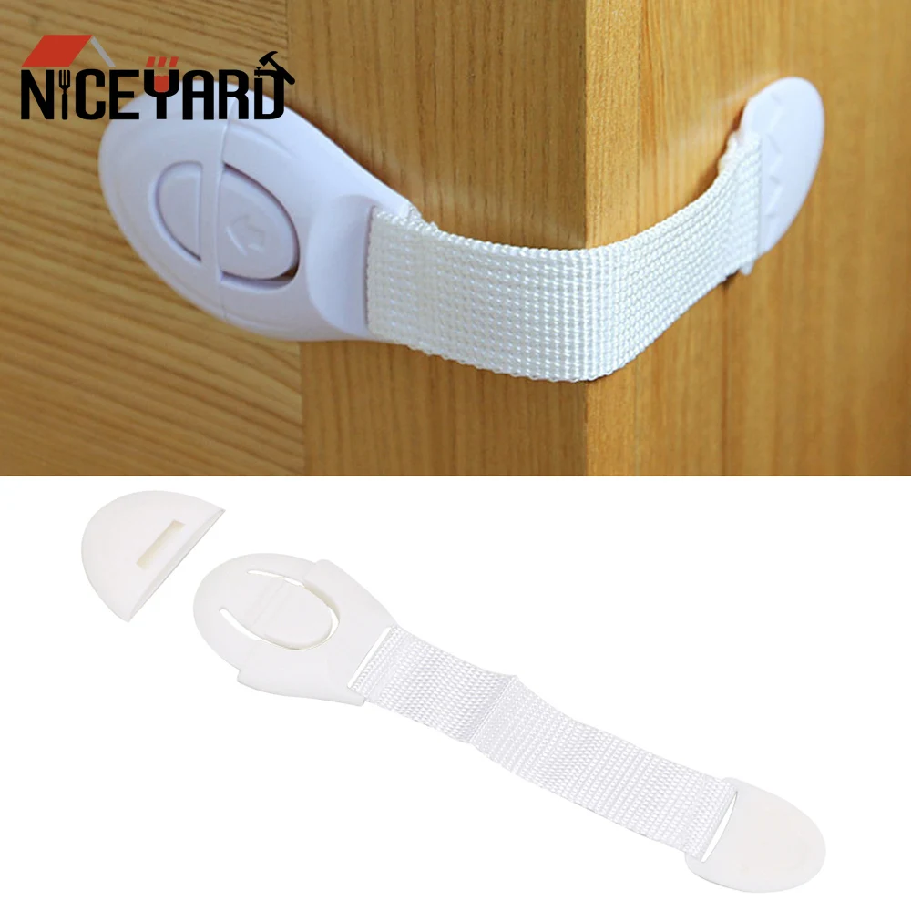 

NICEYARD 5Pcs/set Cabinet Locks Straps Kid Children Protection Blocker For Fridge Drawer Door Cupboard Window Baby Safety Lock