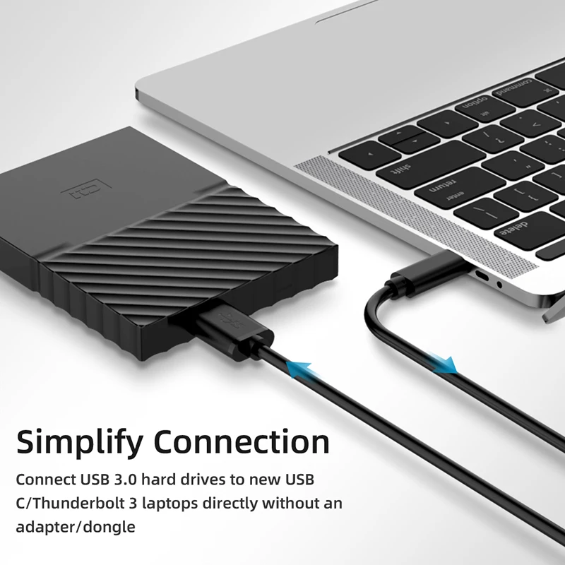 1 м/0 5 м USB C к Micro 3 0 Шнур Тип штекер B Штекер кабель USB3.0 для зарядки данных жесткого