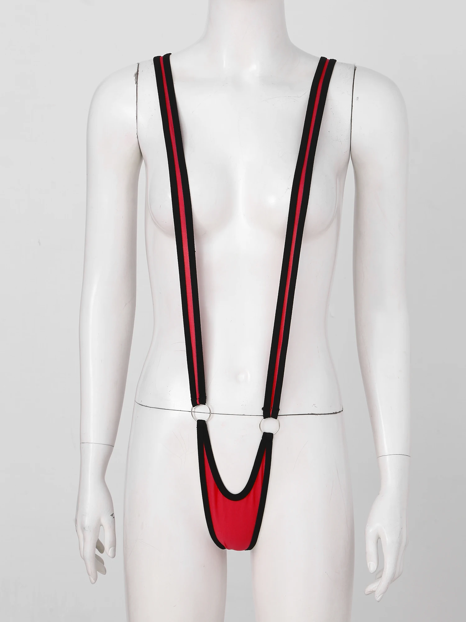 Женский слитный купальник-монокини с круглым кольцом | Тематическая одежда и