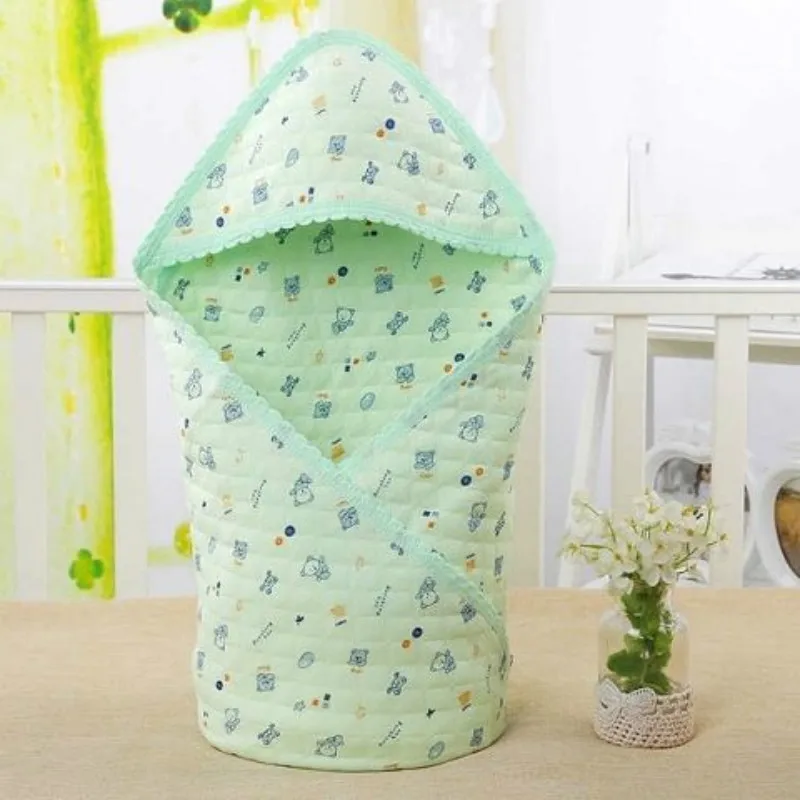 Пеленальное Одеяло для новорожденных мультяшное Хлопковое одеяло с капюшоном