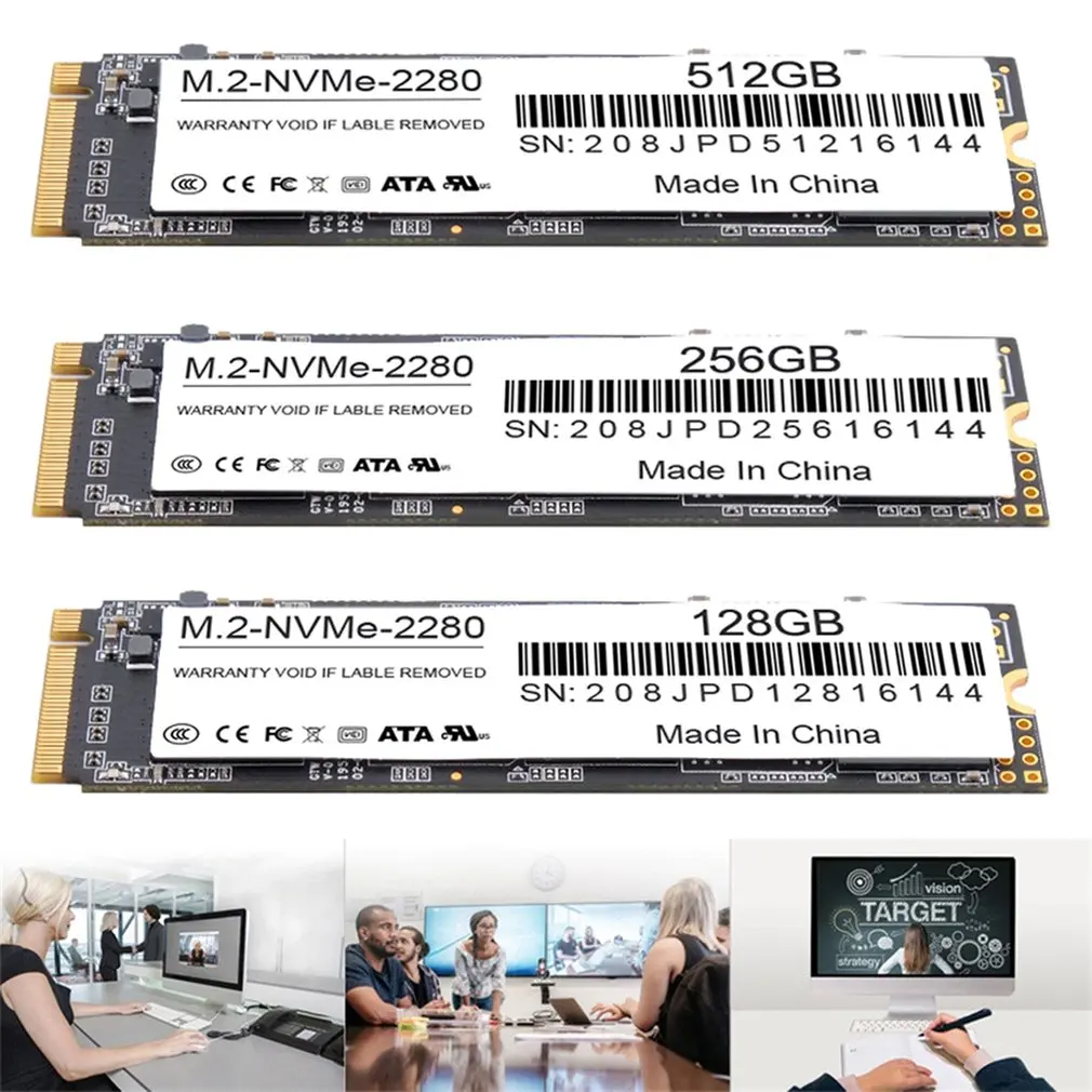 

SSD NVME 128GB 256GB 512GB Solid State Drive M.2 SSD NVME PCIE 2280 Internal Hard Disk HDD for Laptop Desktop
