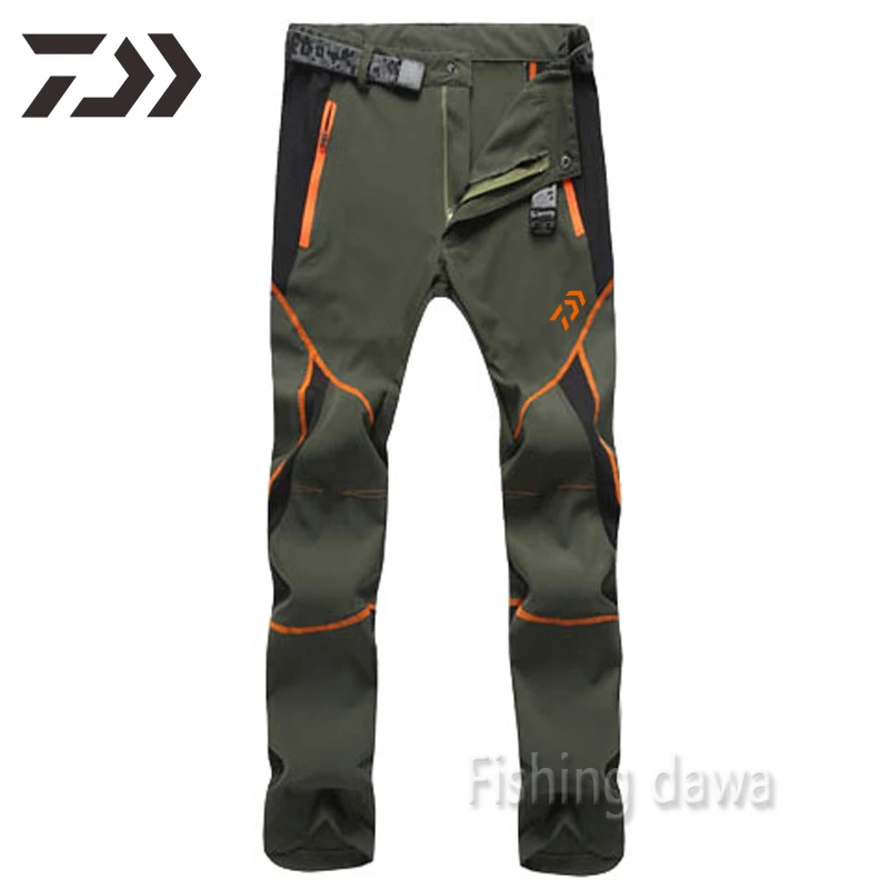 

Spring Summer Fishing Pants Thin Elastic Daiwa Breathable Quick Dry Fishing Wear Men Hiking Outdoor Sport Clothing Anti-scratch