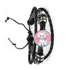 Браслет с кабошоном из стекла, 20 мм, мужской, детский