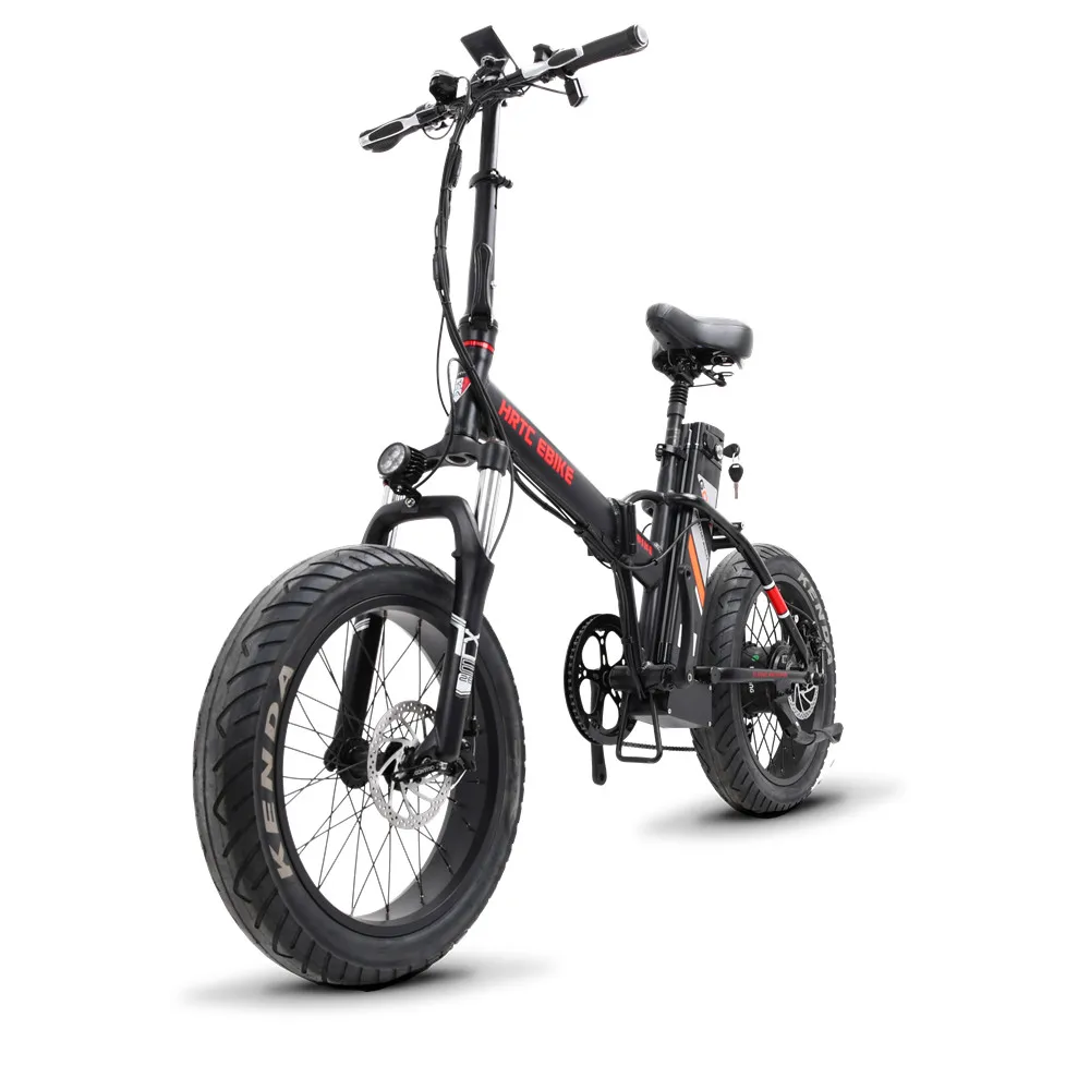20 inch electric folding bicycle snow beach fat tire assist bafang48v500w motor tft Color screen ebike | Спорт и развлечения