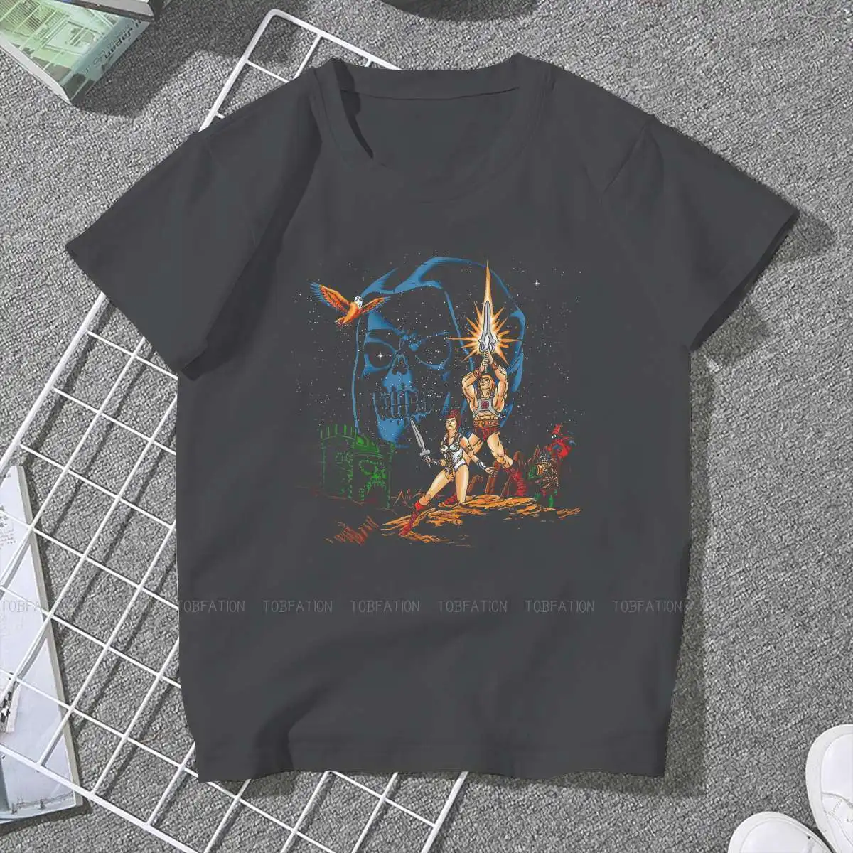 

Женские рубашки Star Masters He-Man and the Masters of the Universe размера плюс, корейский стилет-рубашка, Женские винтажные Блузы
