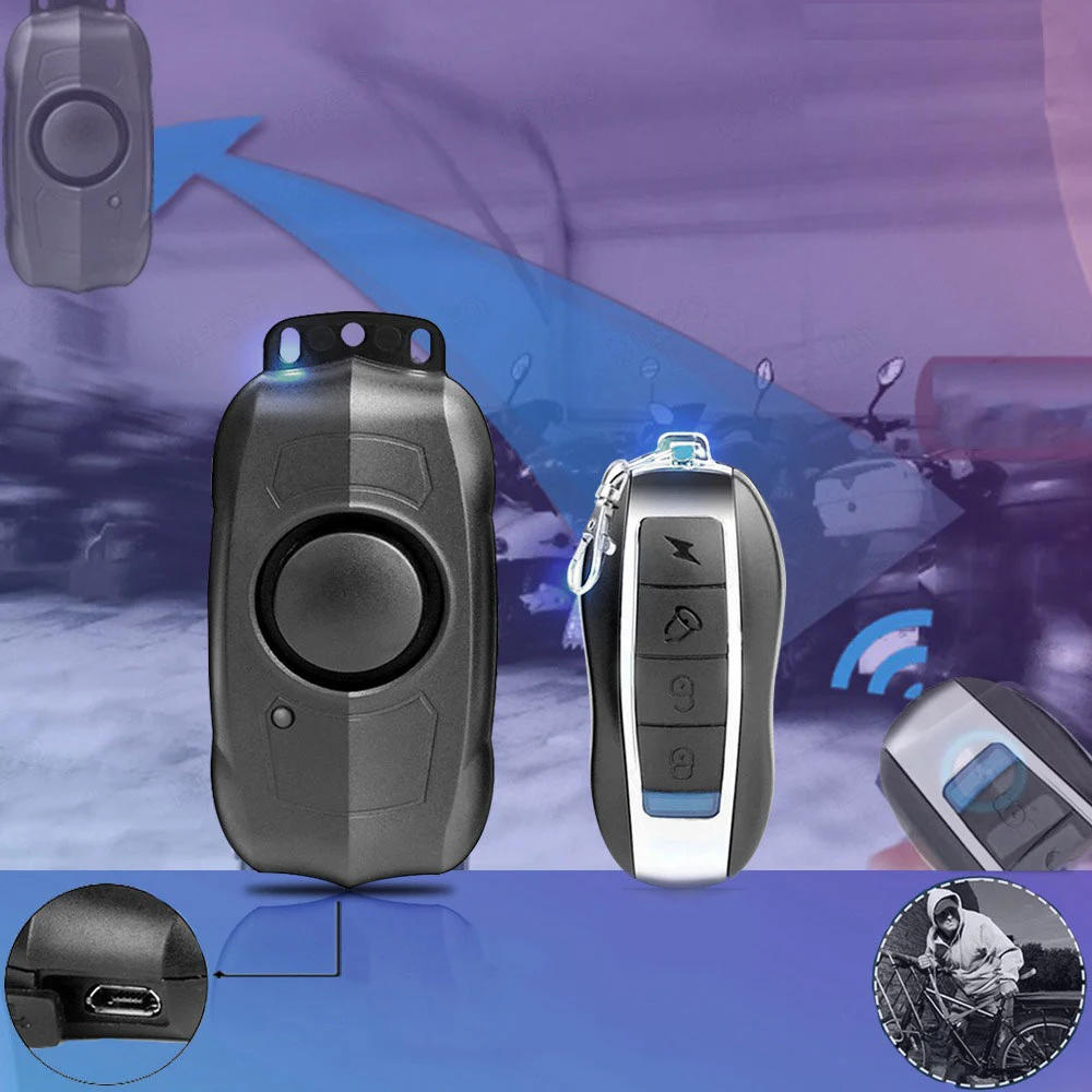 Сигнализация беспроводная с защитой от кражи USB IP55 дБ | Автомобили и мотоциклы
