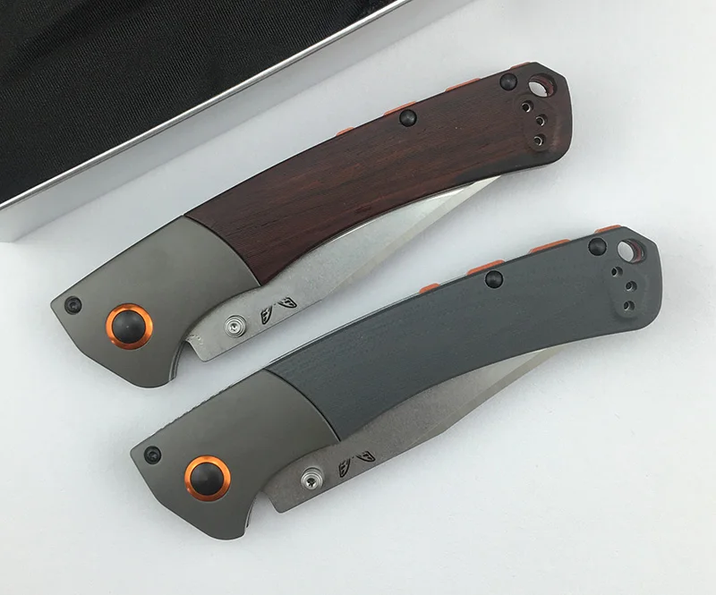 LEMIFSHE 15080 алюминиевый сплав Dymondwood/G10 Ручка D2 нож со складным лезвием Открытый Кемпинг выживания фрукты нож, инструмент для повседневного использования