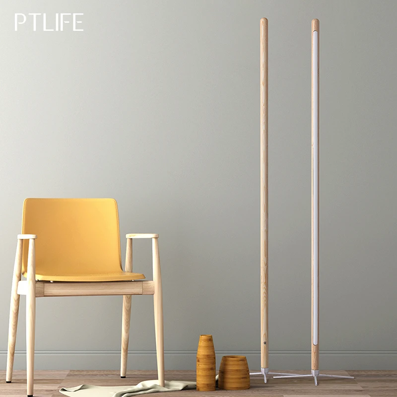 Дешево Светодиодная настольная лампа, современный простой дизайн, твердая древесина, художественный декор, светильник, 360 °, Регулируемые Портатив...