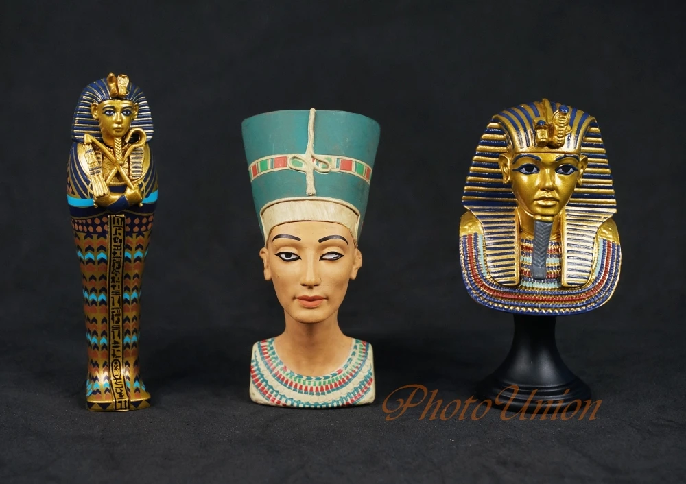 Древний египетский фараон Tutankhamun египетская Клеопатра принцесса Бюст Модель