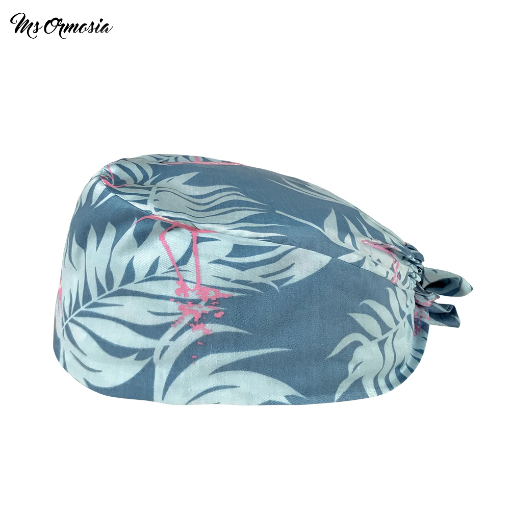 Женский головной убор для салонов красоты с принтом из мультфильма розовый