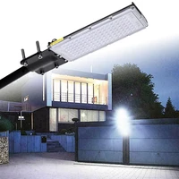1pc ultra thin 100w led street light waterproof industry path home garden light outdoor module lamp with mounting bracket 220v