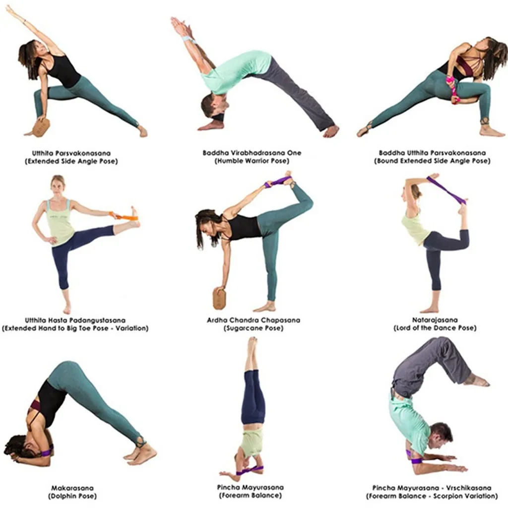 Эластичный ремень для йоги эластичный | Спорт и развлечения