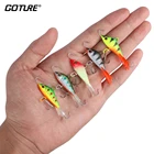 Балансир Goture 5 шт.компл. для зимней рыбалки, приманка для подледной рыбалки, 7,37 г5,3 см, джиг, жесткая приманка для ловли окуня, карпа, наживка; Рыболовный воблер
