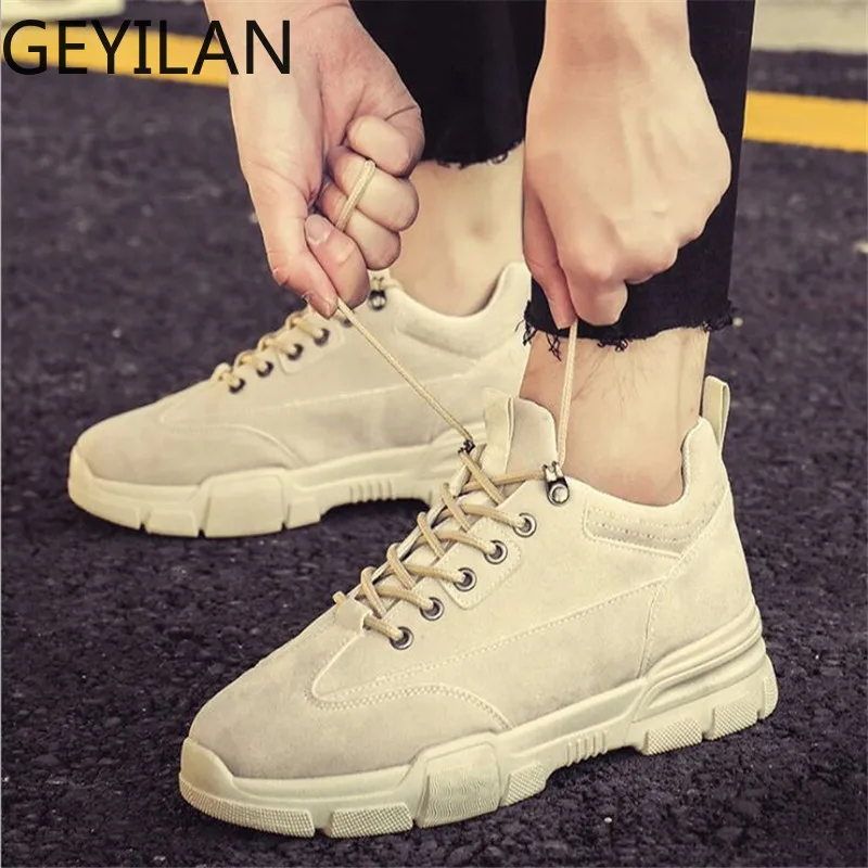 Мужские кроссовки сезон осень-зима плюшевые теплые мужские ботинки из