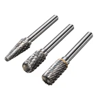 1 шт. ротационные напильники из карбида для деревообработки фреза 6 мм хвостовик вольфрамовые ротационные напильники из карбида резка шлифовальный Бур 14