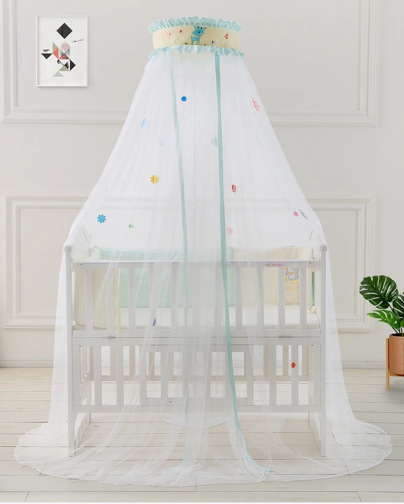 Детская кроватка москитная сетка с подставкой поддержкой пола полное покрытие