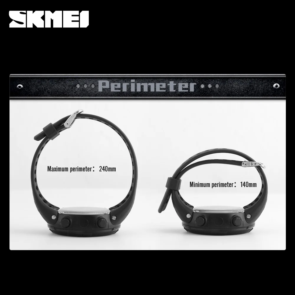 SKMEI 1251 кварцевые цифровые мужские часы светодиодный дисплей спортивные