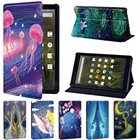 Для Amazon Fire 7 5th 7th 9thHD 8 (6th 7th 8th Gen)HD 10(5th 7th 9th) -модный флип-чехол из искусственной кожи для планшета + ручка
