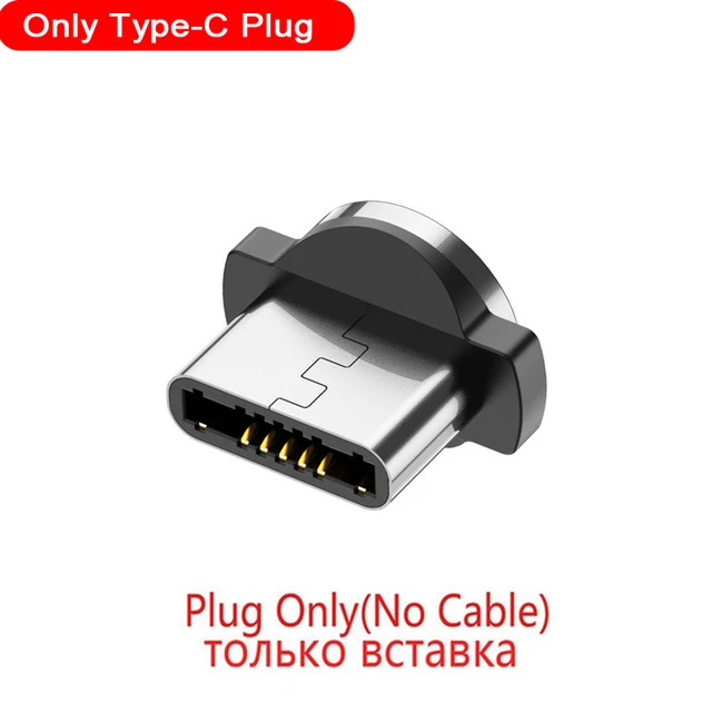 Only Type C Plug GTWIN 3 м Магнитный кабель для быстрой зарядки USB type-C Магнитный адаптер зарядное устройство Магнитный зарядный кабель Micro USB для iPhone xr xiaomi - Цвет: Only Type C Plug