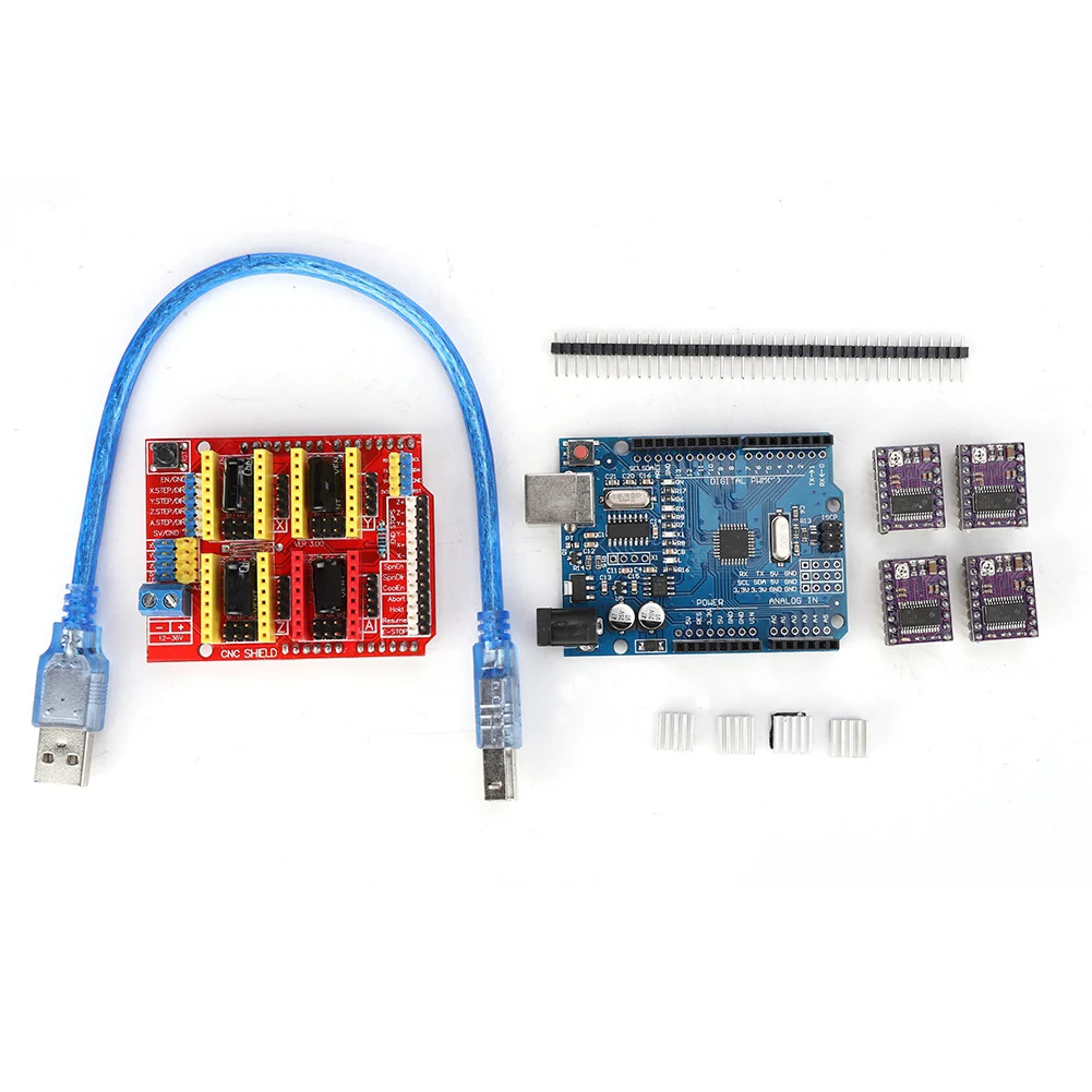 

CNC Shield V3 Engraving Machine Expansion Board Kit Stepstick DRV8825