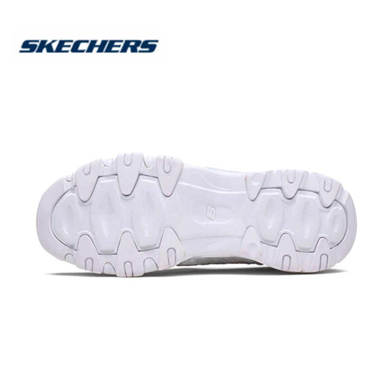Skechers/Женская обувь на плоской подошве D'LITES белая спортивная без застежки